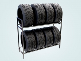 Стеллаж для хранения колес