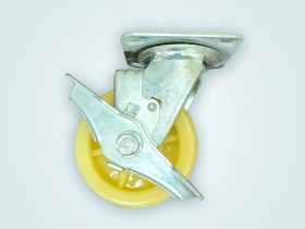  Колесо D125 на плат. 112х100мм поворотное с/т