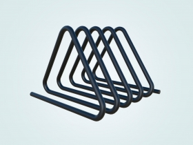 Треугольная подставка для разделочных досок настольная