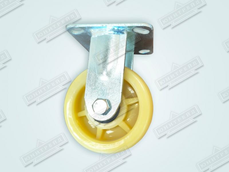 Колесо D125 на плат. 112х100мм неповоротное