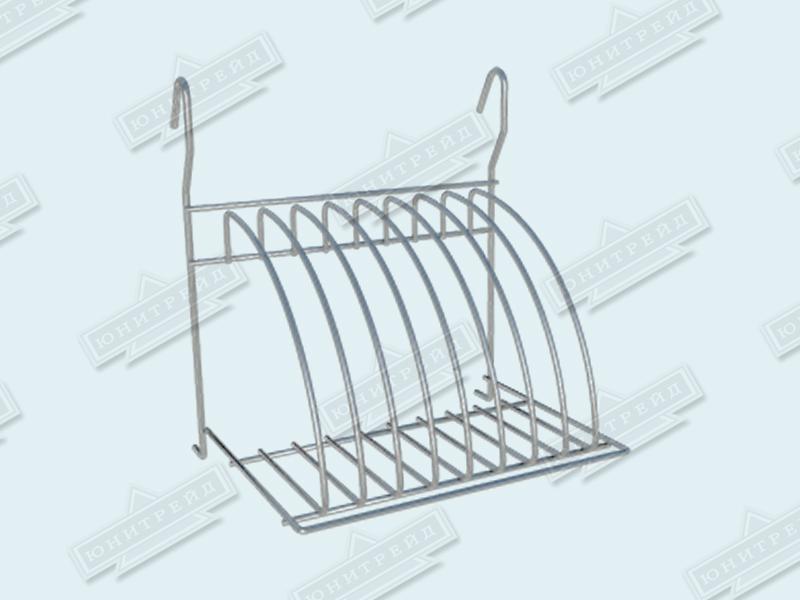 Тарелосушка на рейлинг навесная