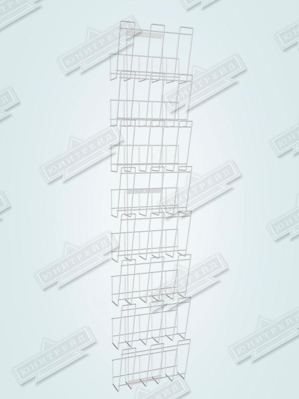 Стеллаж навесной 8 полок L-300 мм /артикул: пп-011 (АPS-8)