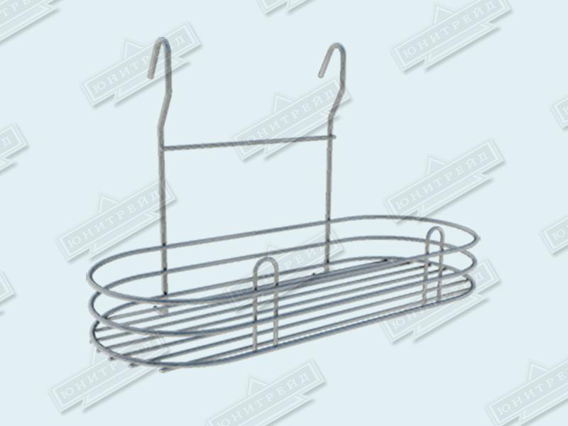 Полка на рейлинг овальная 1-но ярусная